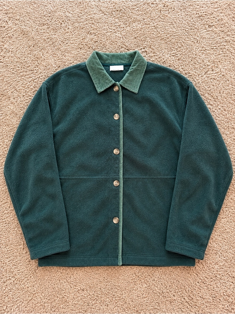 Christopher & Banks fleece button-up jacket, size L